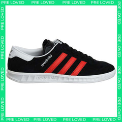 Adidas Hamburg Mens Black Trainers NO BOX