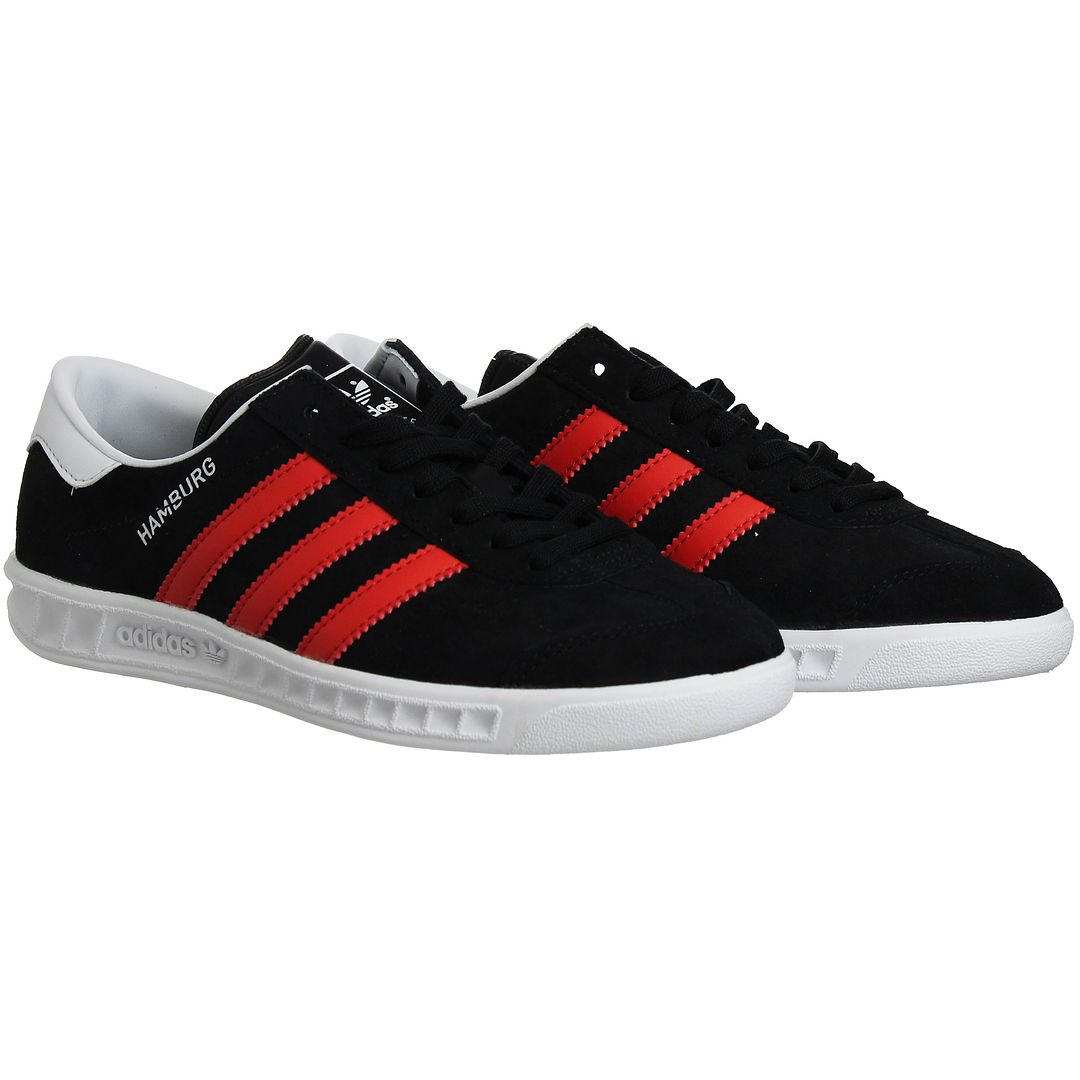 Adidas Hamburg Mens Black Trainers