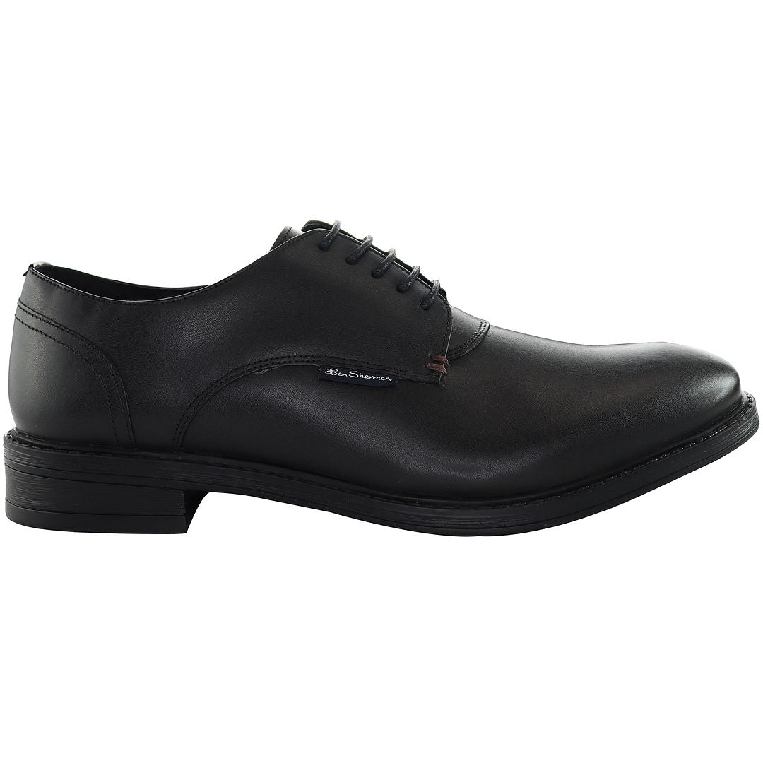 Ben Sherman Pat Mens Black Shoes