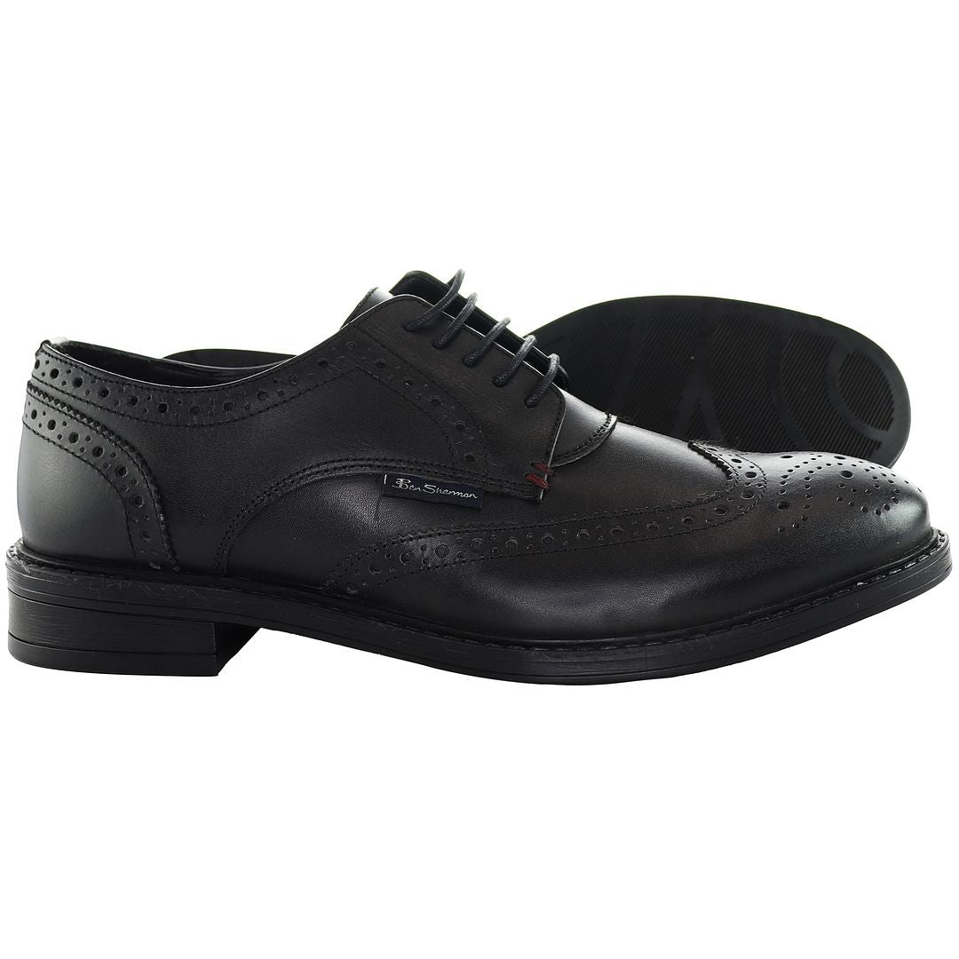 Ben Sherman Patrick Mens Black Shoes