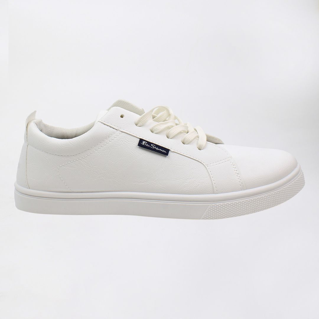 Ben Sherman Mickey Mens White Trainers NO BOX