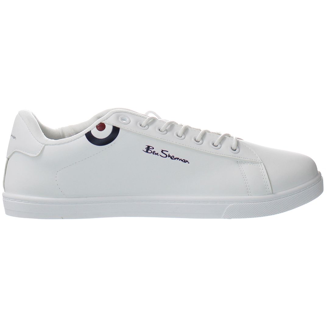 Ben Sherman Ground Mens White Trainers