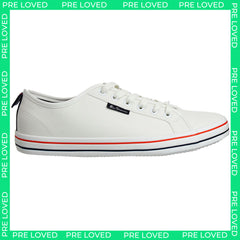 Ben Sherman Lowell Mens White Plimsolls NO BOX