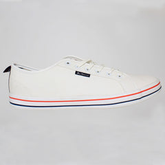 Ben Sherman Lowell Mens White Plimsolls SCUFF