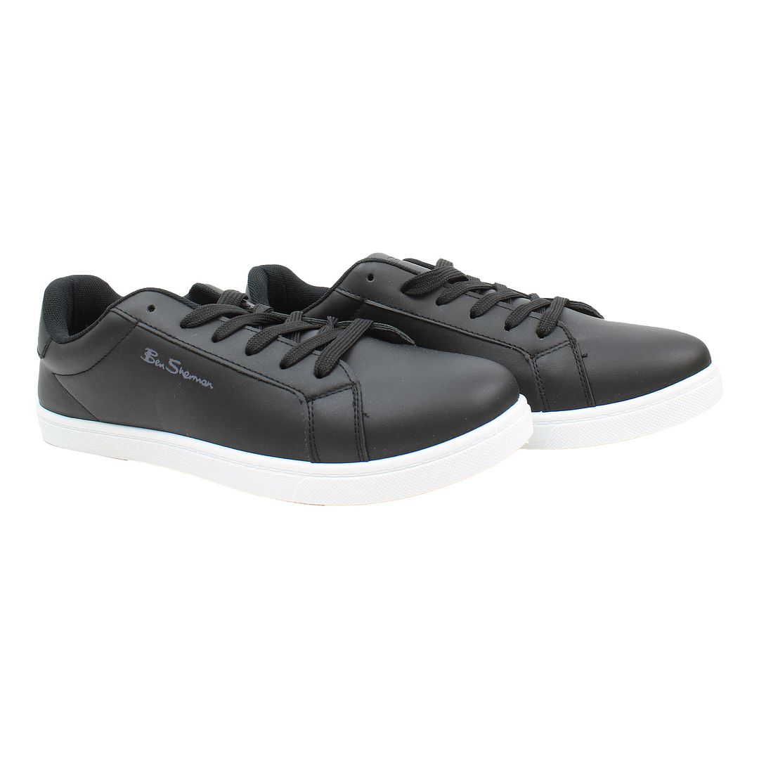 Ben Sherman Gino Mens Black Trainers NO BOX