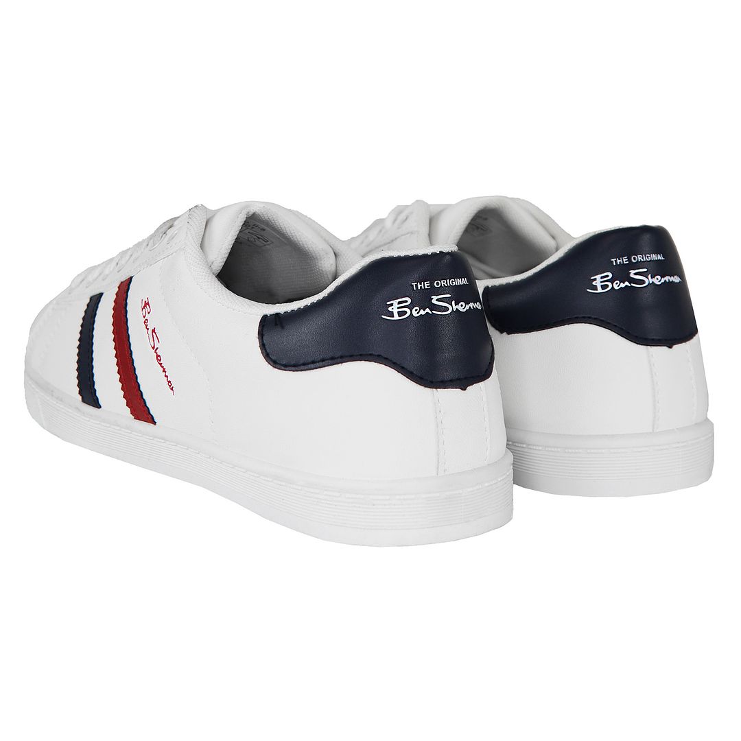 Ben Sherman Gerson Mens White Trainers