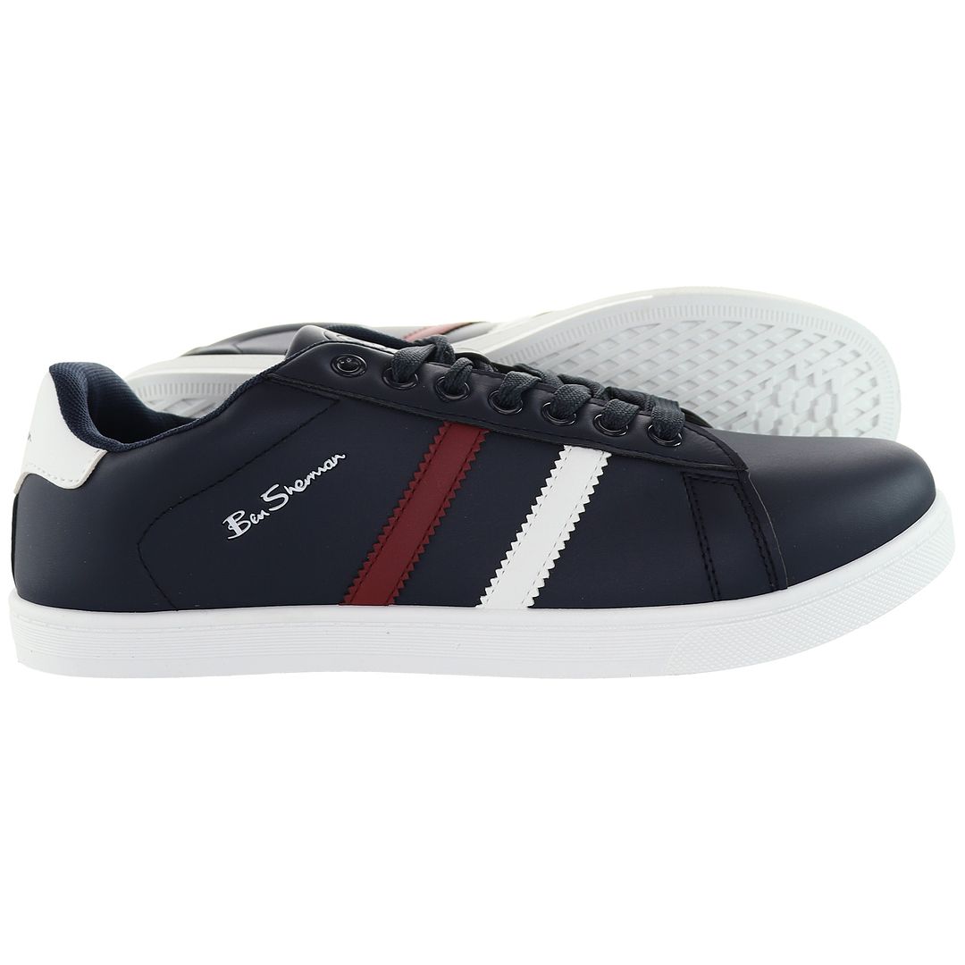 Ben Sherman Gerson Mens Navy Trainers