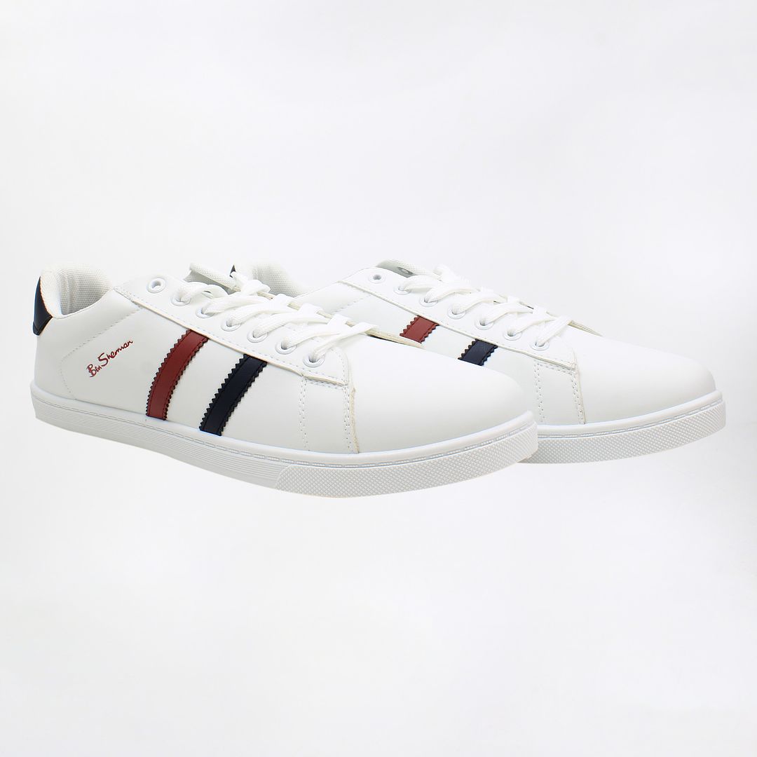 Ben Sherman Gerson Mens White Trainers NO BOX