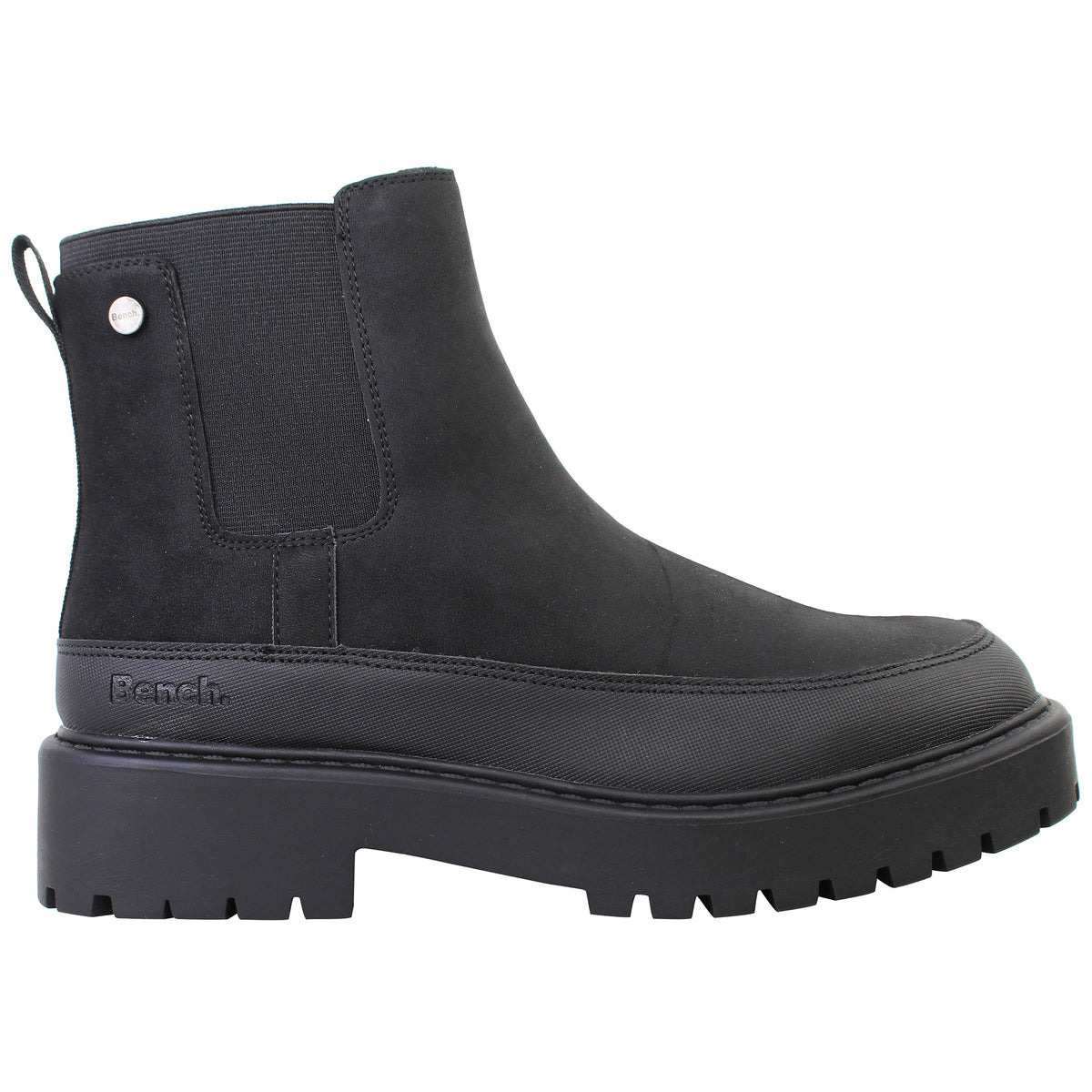 Bench Beecham Womens Black Ankle Boots