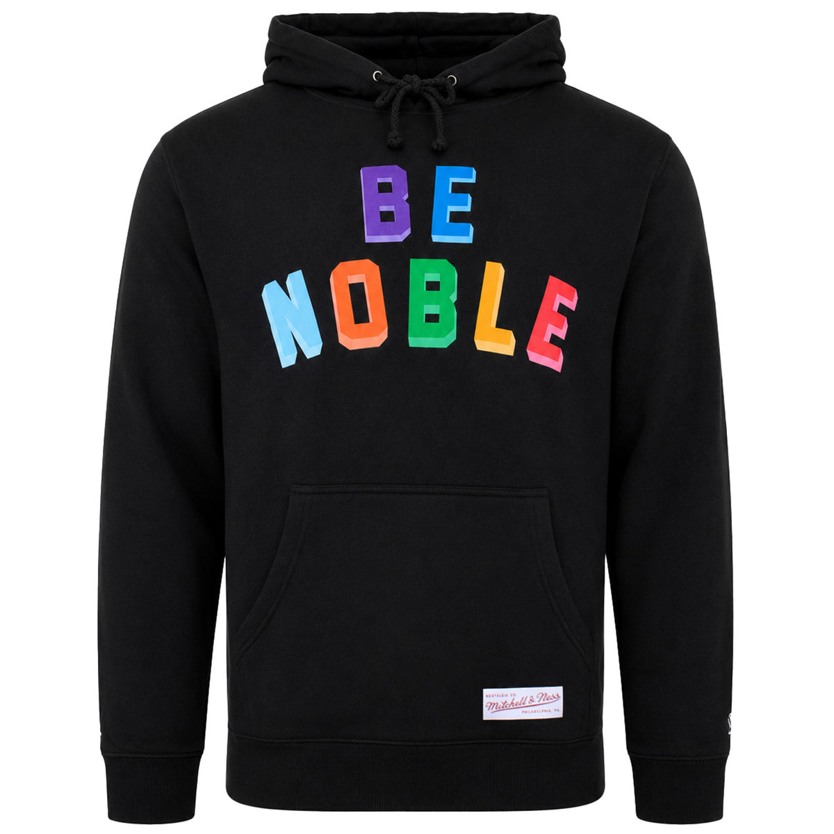 Mitchell & Ness Branded Be Noble Collab Mens Black Hoodie