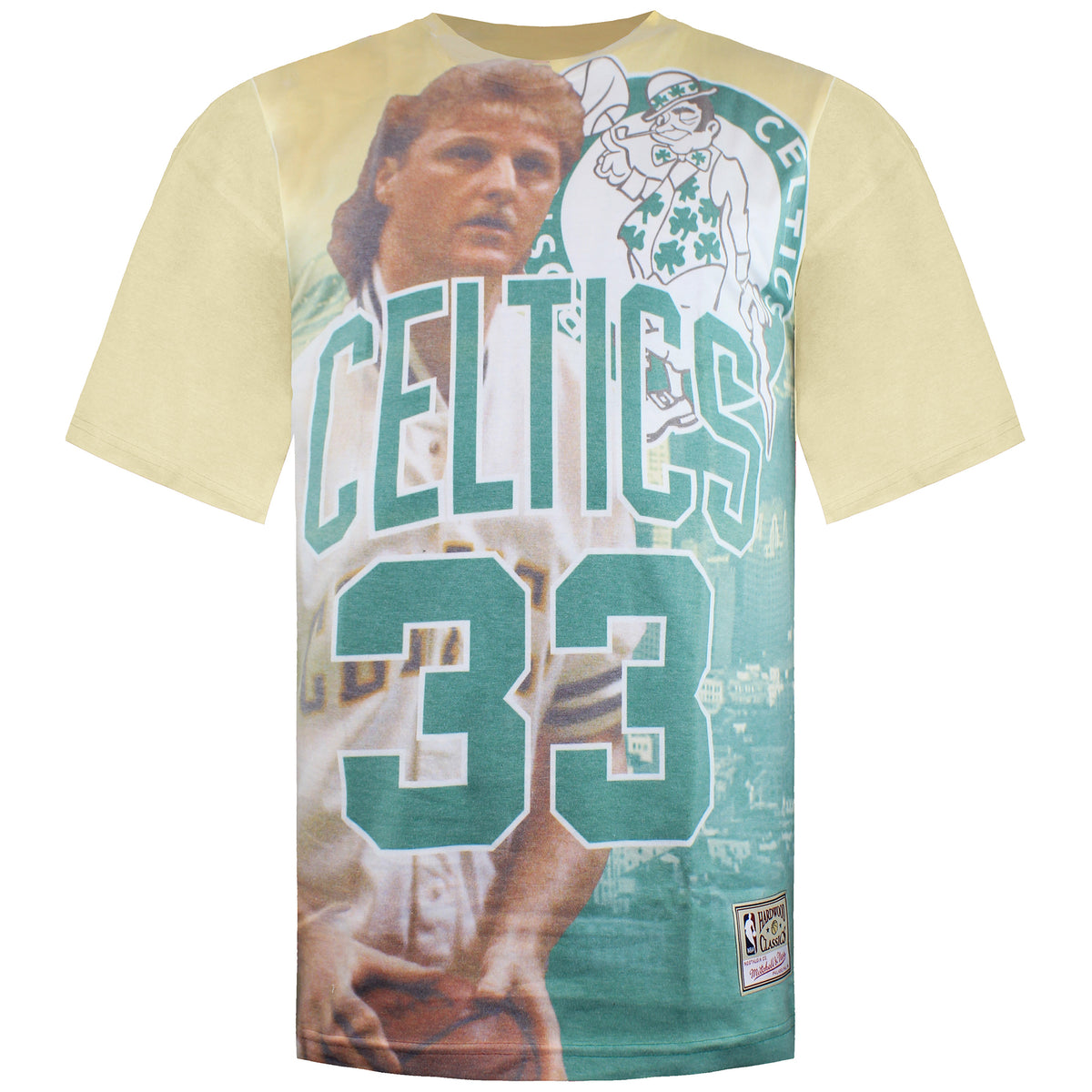 Mitchell & Ness Boston Celtics Larry Bird 33 Mens T-Shirt