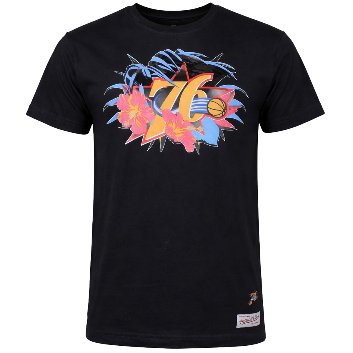 Mitchell & Ness NBA Philadelphia 76ers Mai Thai Mens Black T-Shirt
