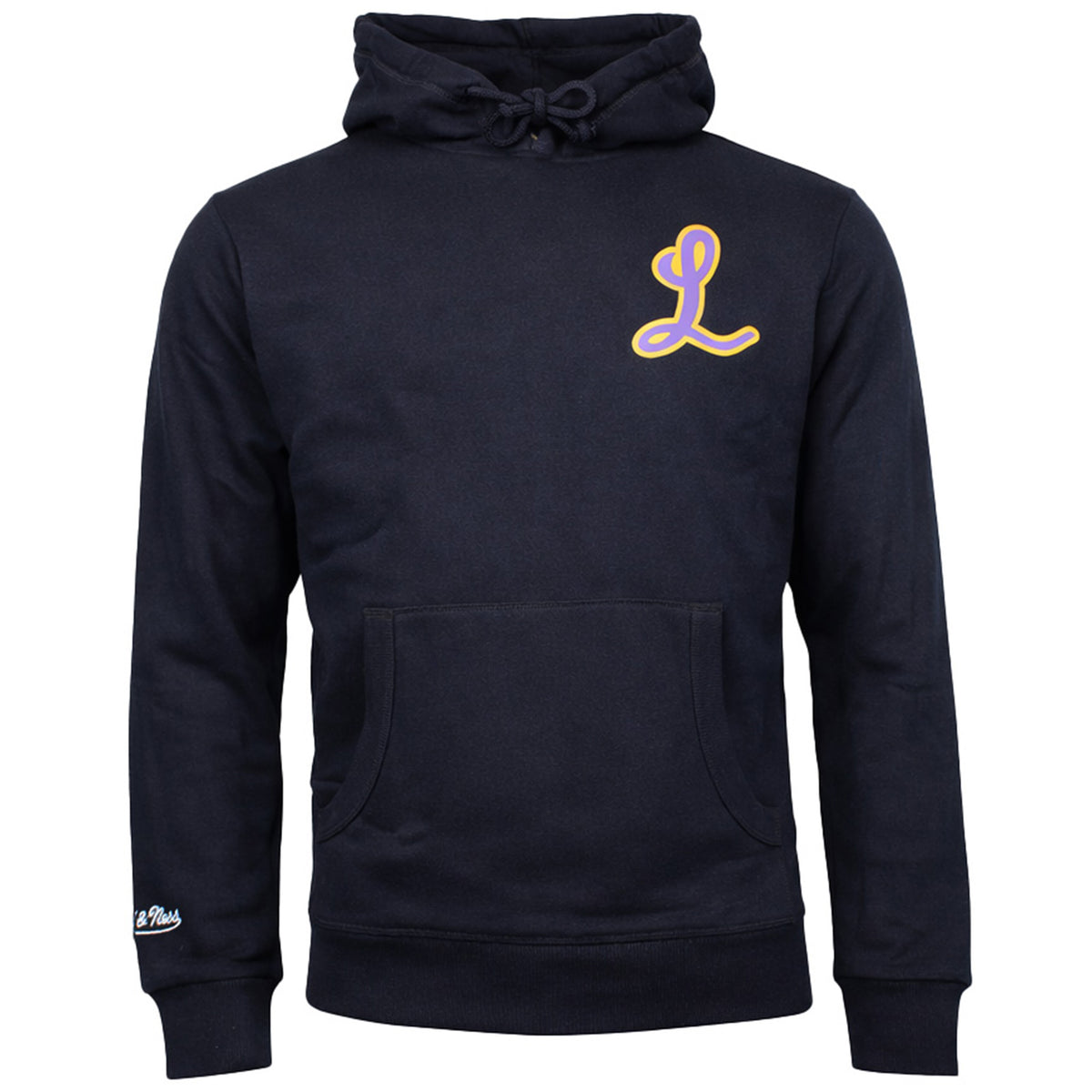 Mitchell & Ness NBA Los Angeles Lakers First Letter Mens Black Hoodie