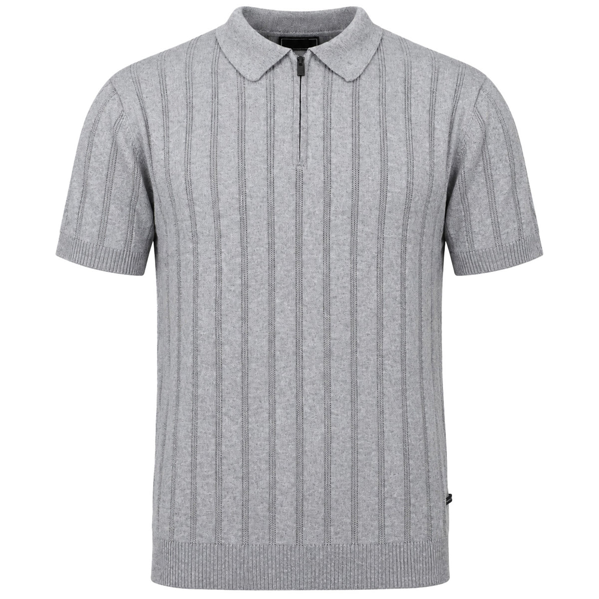 Bench Tessio Mens Light Grey Polo Shirt