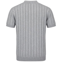 Bench Tessio Mens Light Grey Polo Shirt
