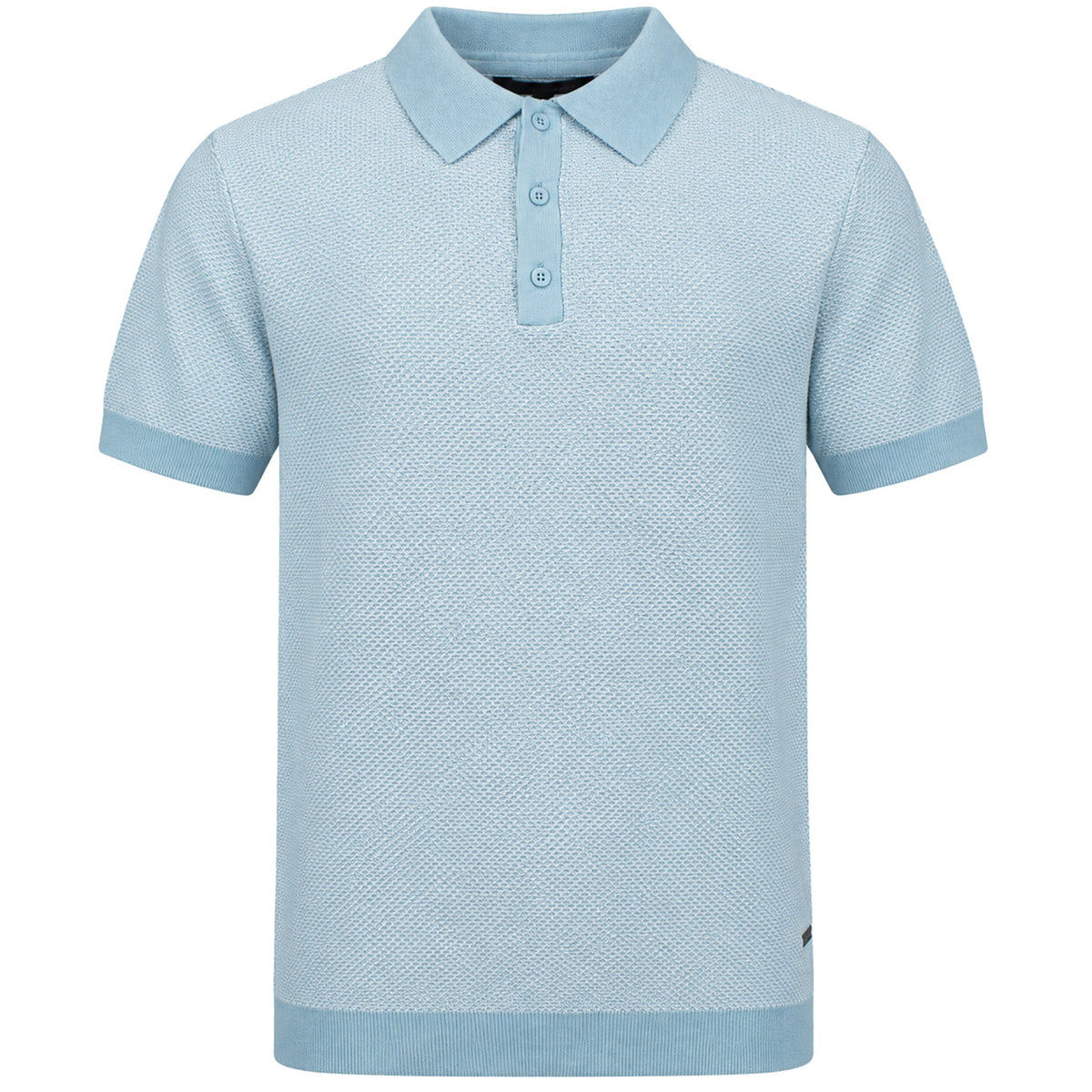 Bench Totti Mens Light Blue Polo Shirt