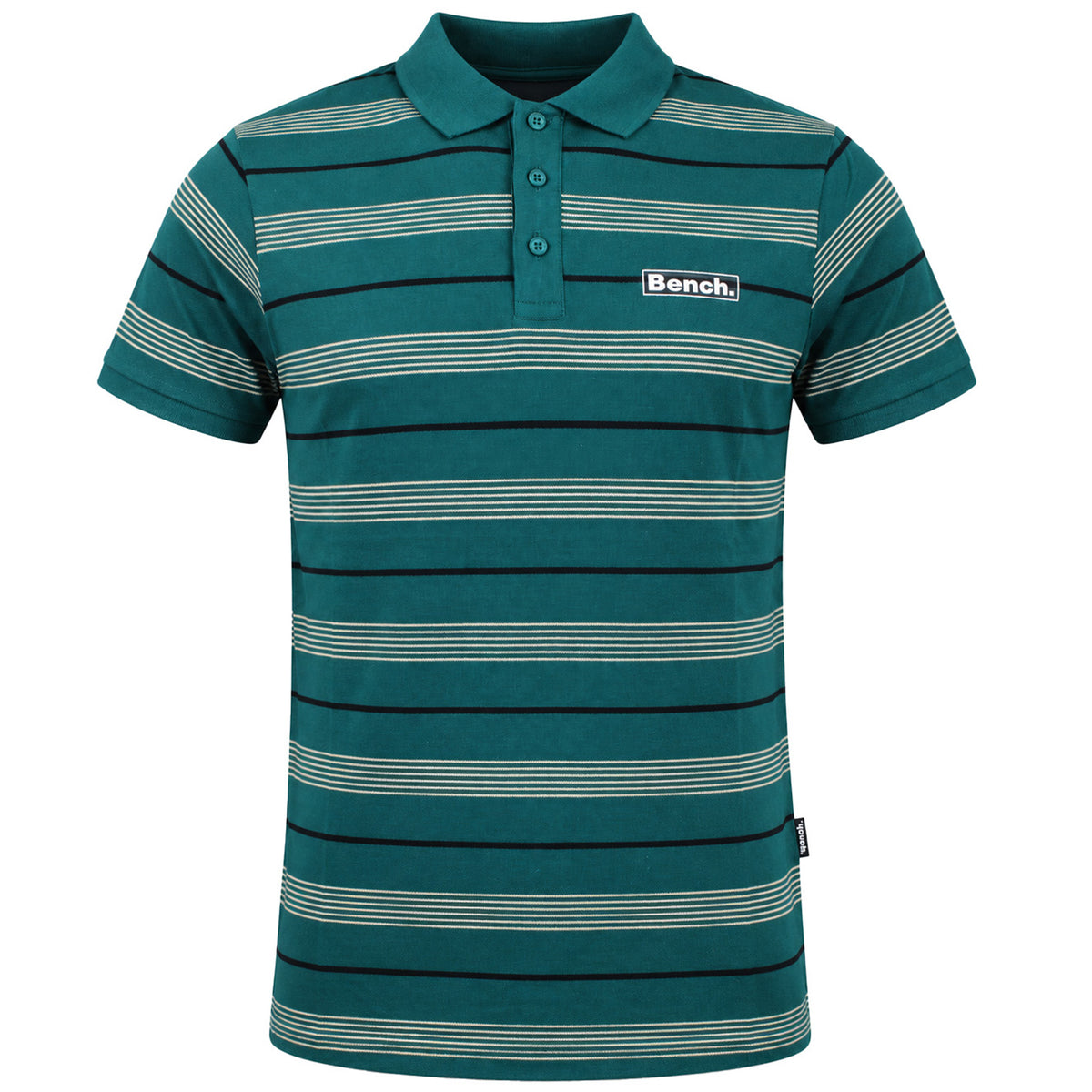 Bench Trovam Mens Dark Green Polo Shirt