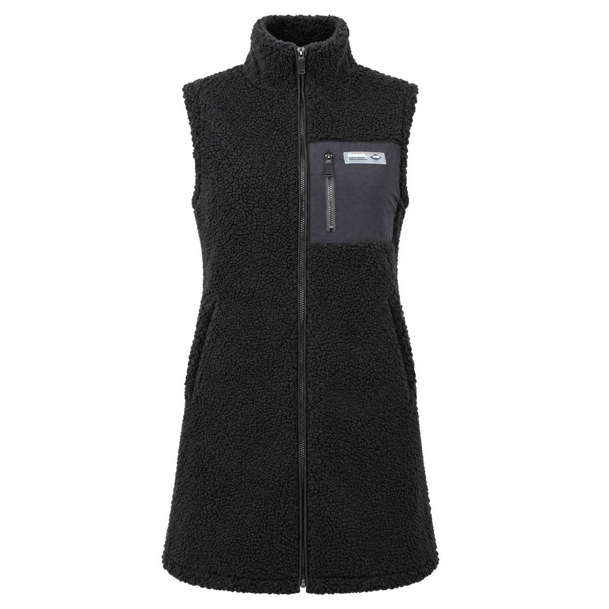 Bench Kutta Womens Black Fleece Vest