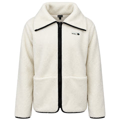 Bench Riah Womens White Fleece Jacket