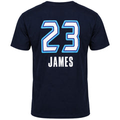Mitchell & Ness NBA #23 LeBron James Mens Navy T-Shirt
