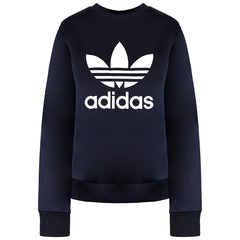 Adidas Trefoil Womens Navy Blue Sweater