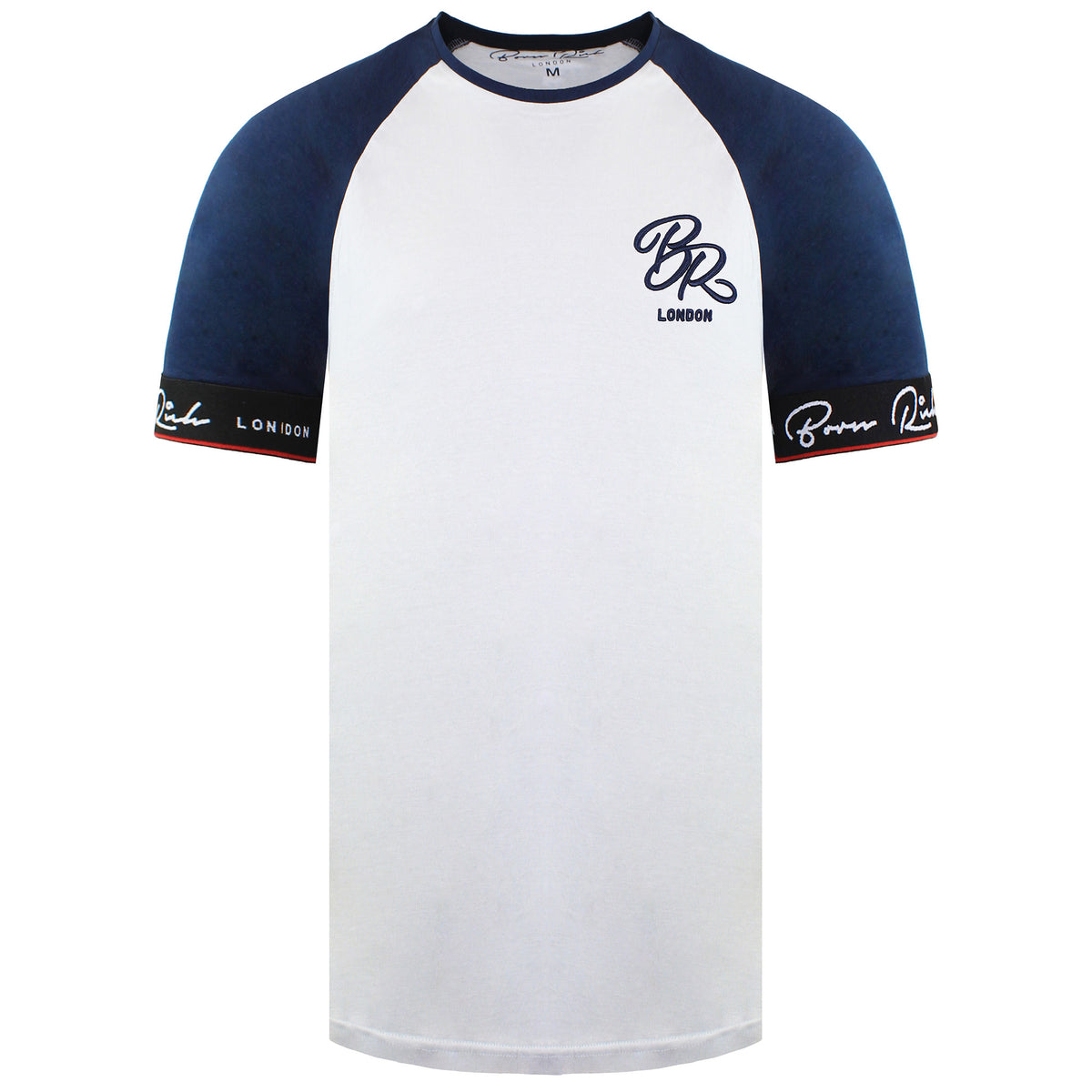 Born Rich Aden Mens Light Blue T-Shirt