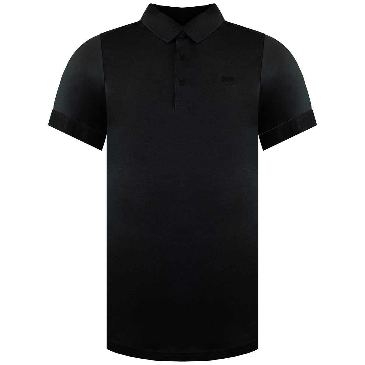 Born Rich Nimani Mens Black Polo Shirt