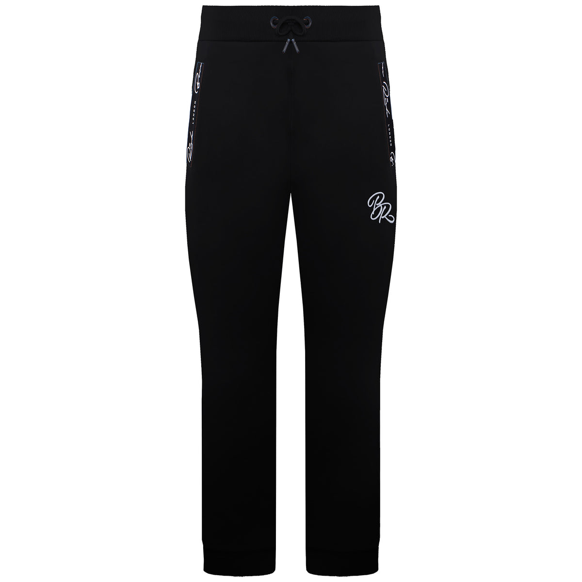 Born Rich Foletti Mens Black Track Pants