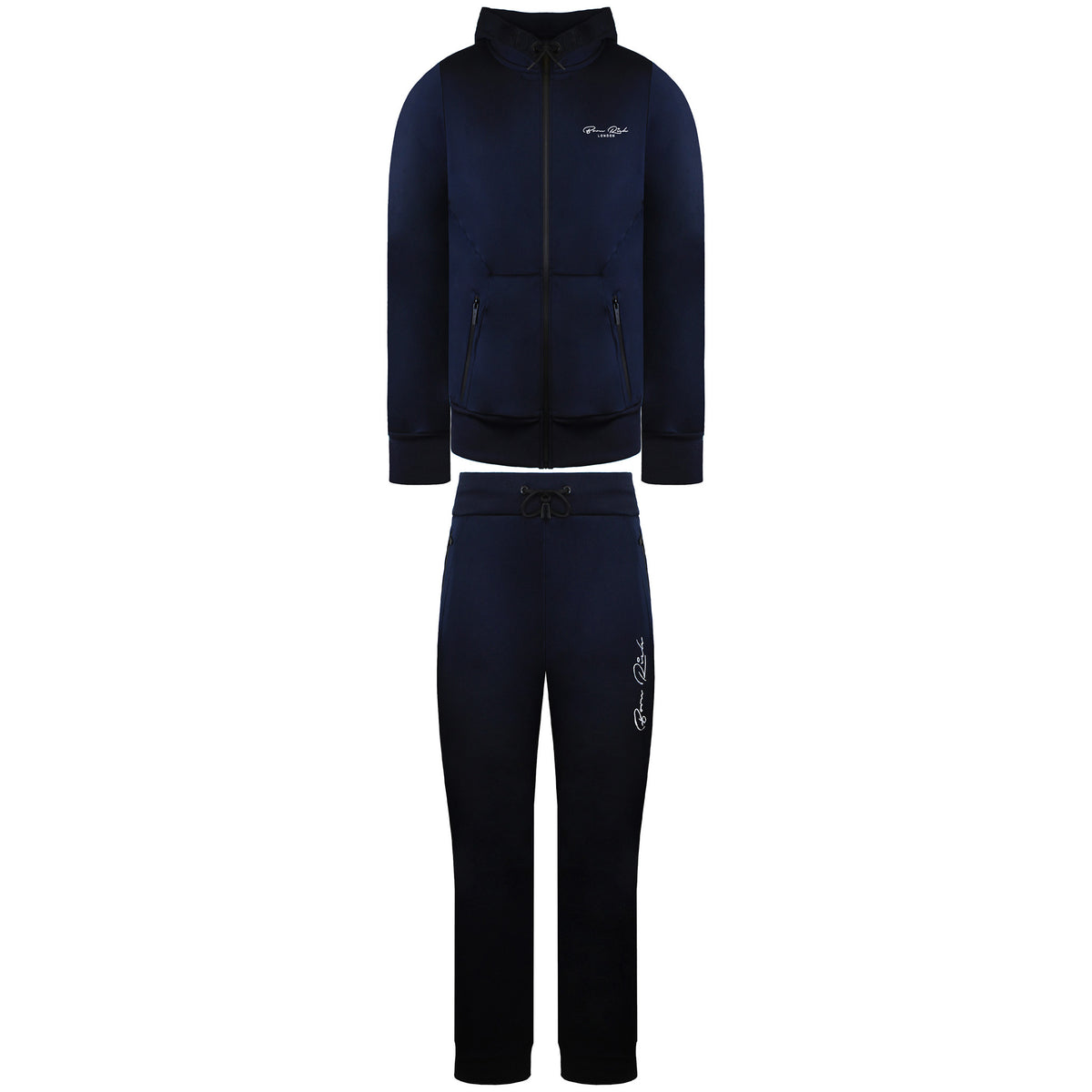 Born Rich Agosto Tricot Mens Navy Tracksuit