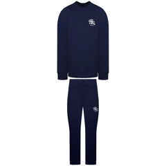 Born Rich Asten Crew Mens Navy Tracksuit