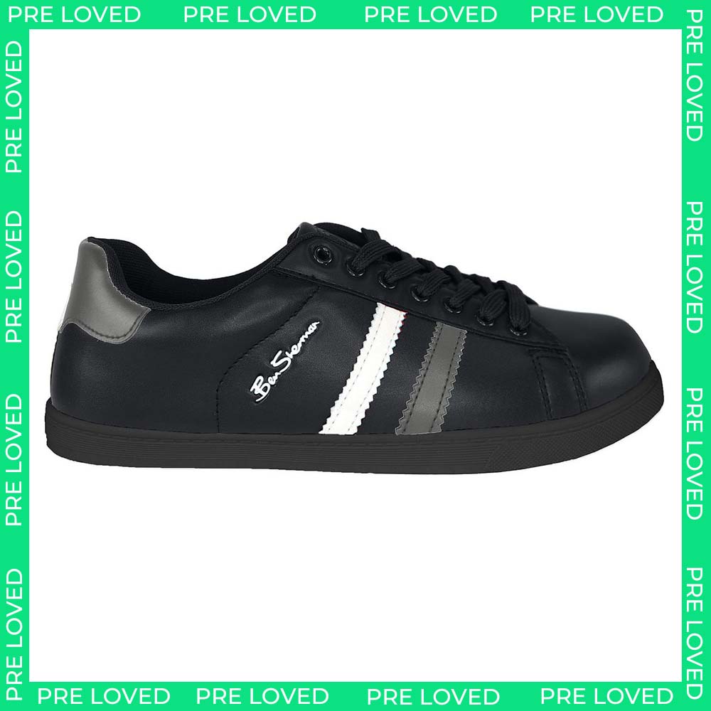 Ben Sherman Gustavo II Mens Black Trainers NO BOX