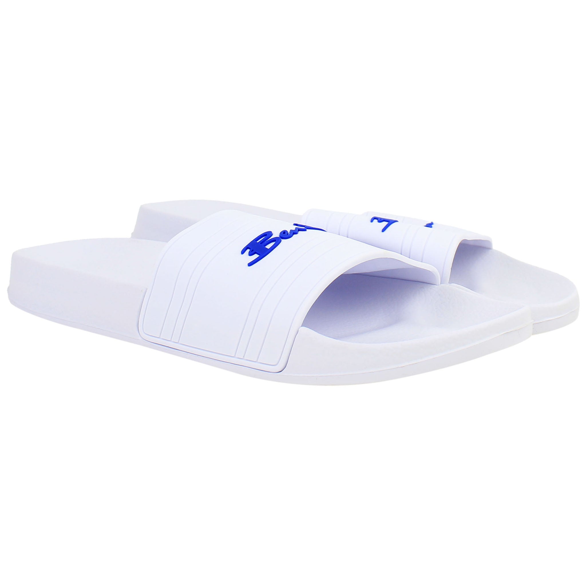 Ben Sherman Southend Mens White Sliders