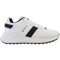 Ben Sherman Jackman Retro Mens White Trainers