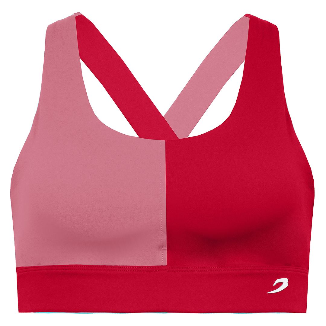 BoxRaw Lisa Womens Pink Sports Bra