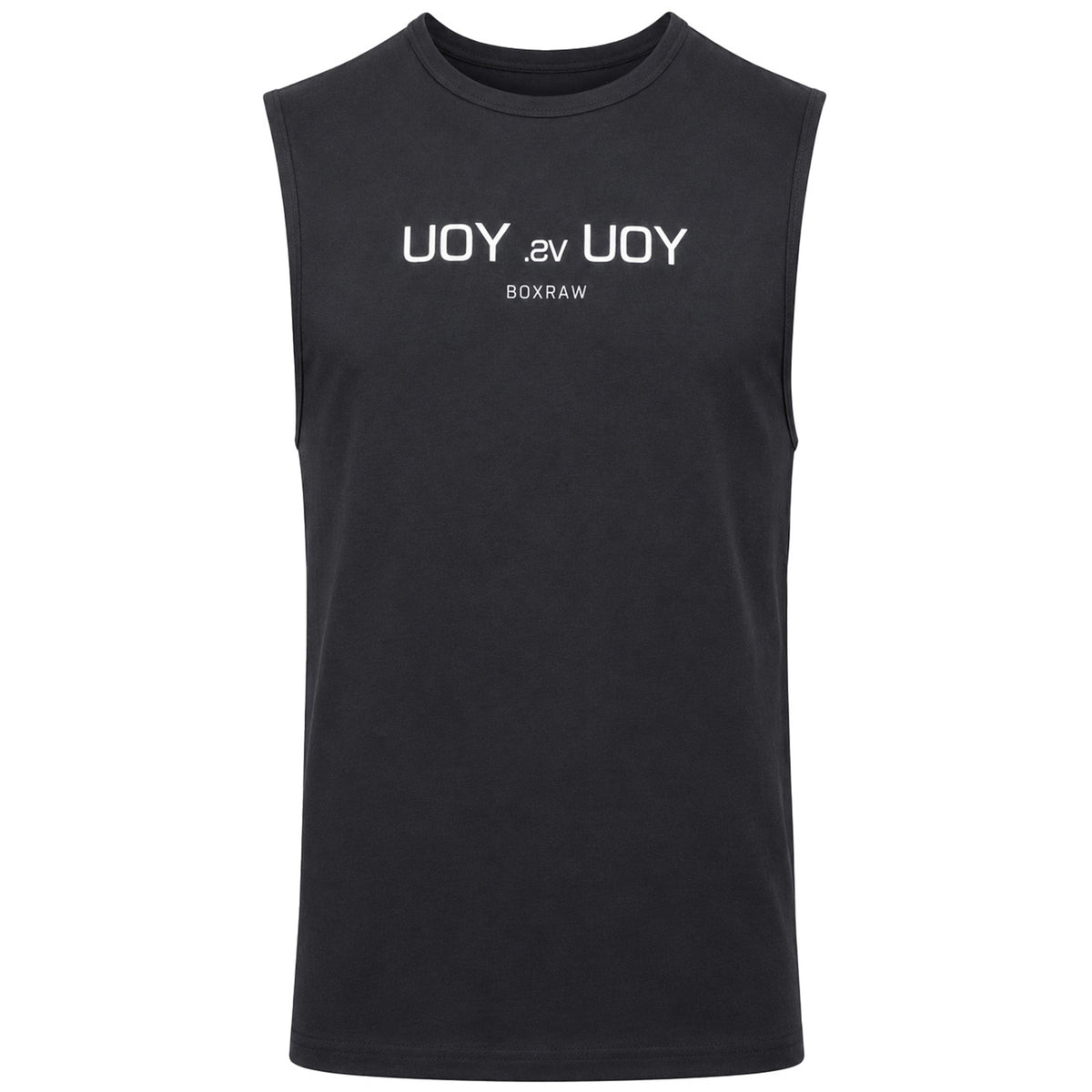 BoxRaw You vs. You Mens Black Muscle Vest