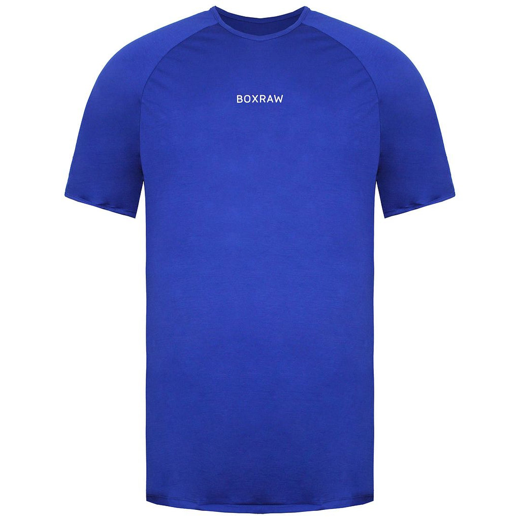 BoxRaw SMRT-TEC Mens Navy Blue T-Shirt