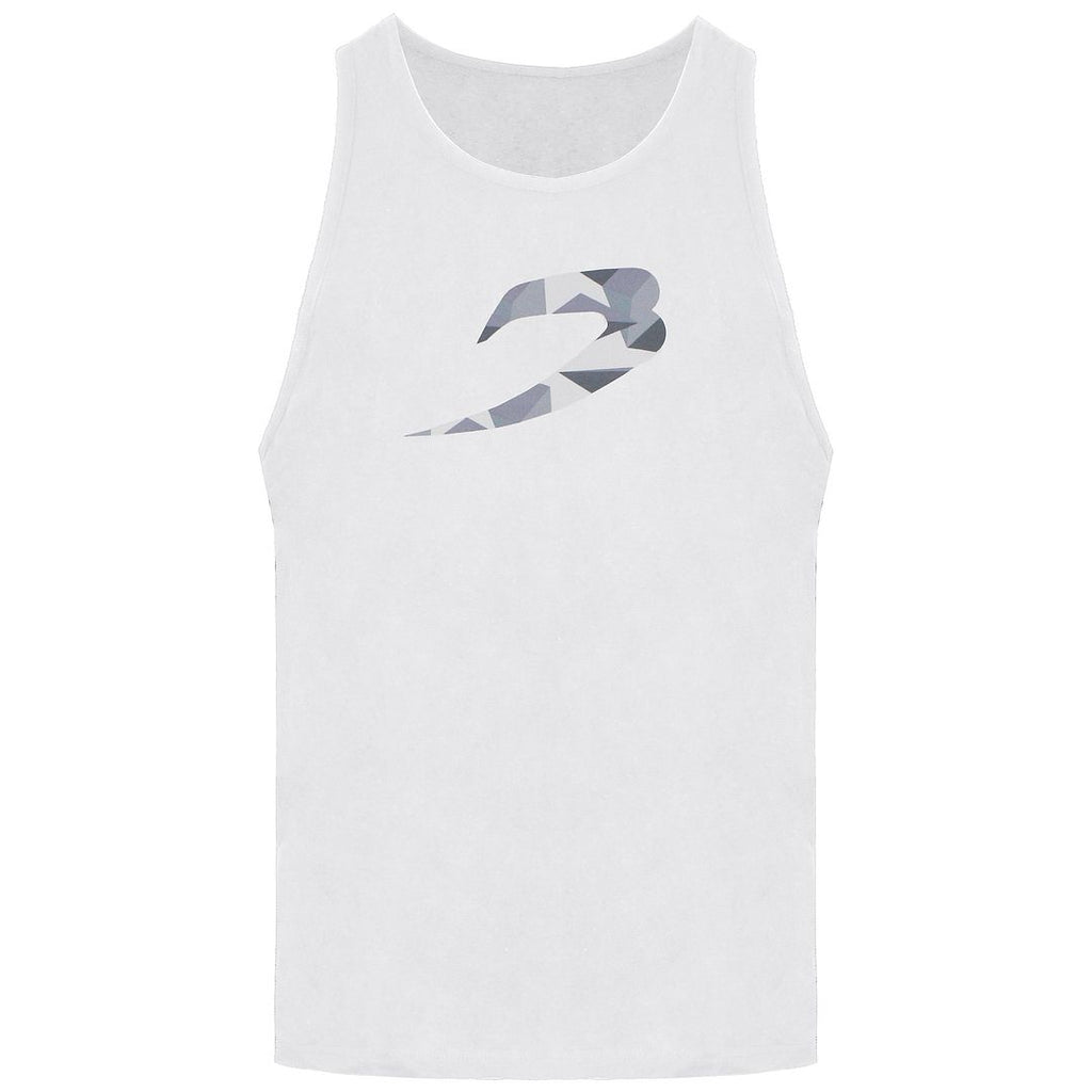 BoxRaw Dazzle Stringer Mens White Tank Top