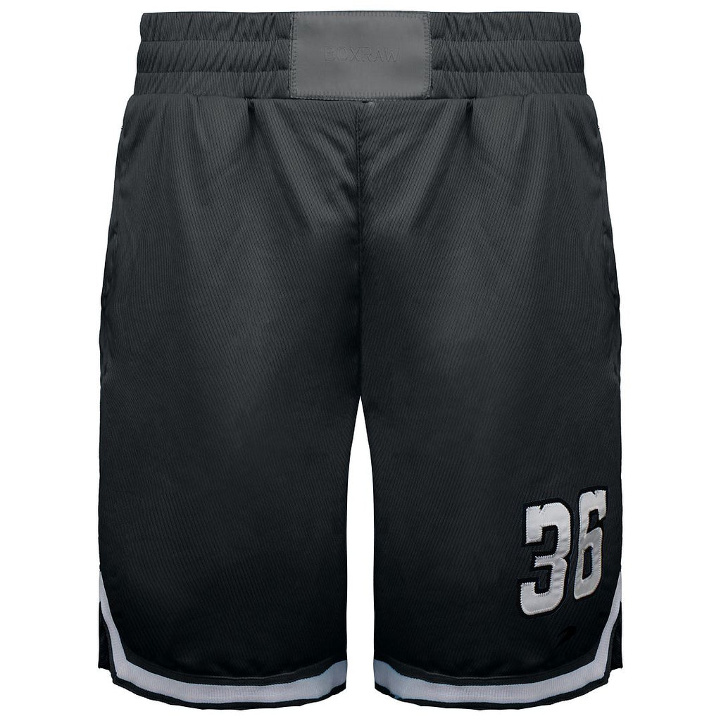 BoxRaw 36 by Teddy Mens Charcoal Atlas Shorts