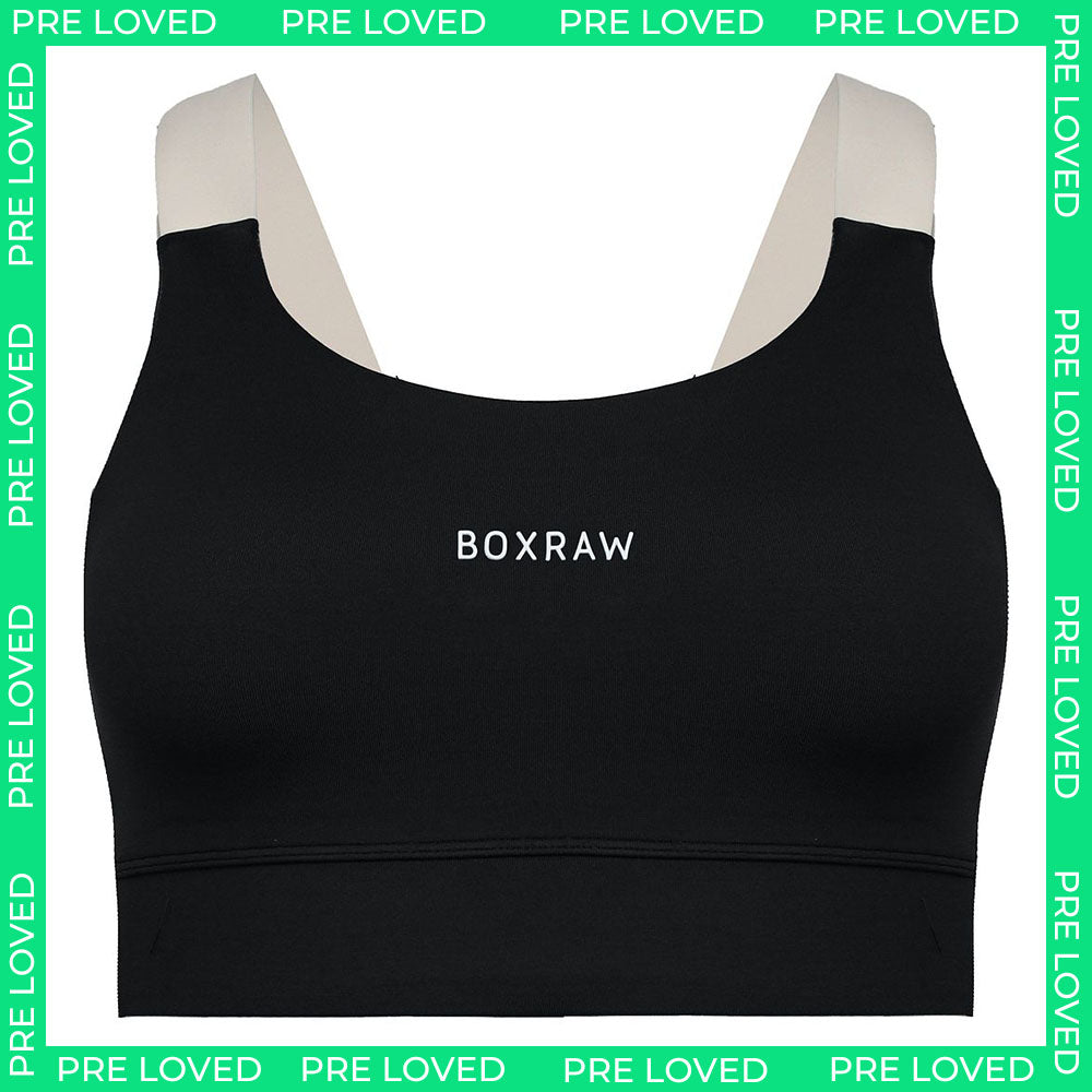 BoxRaw Alicia Womens Black Sports Bra NO TAG