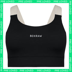 BoxRaw Alicia Womens Black Sports Bra NO TAG