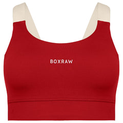 BoxRaw Alicia Womens Red Sports Bra