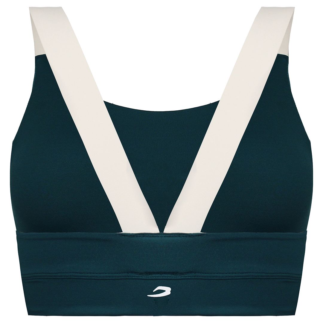 BoxRaw Alicia Womens Teal Sports Bra