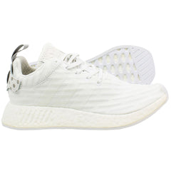 Adidas NMD_R2 Primeknit Womens White Trainers