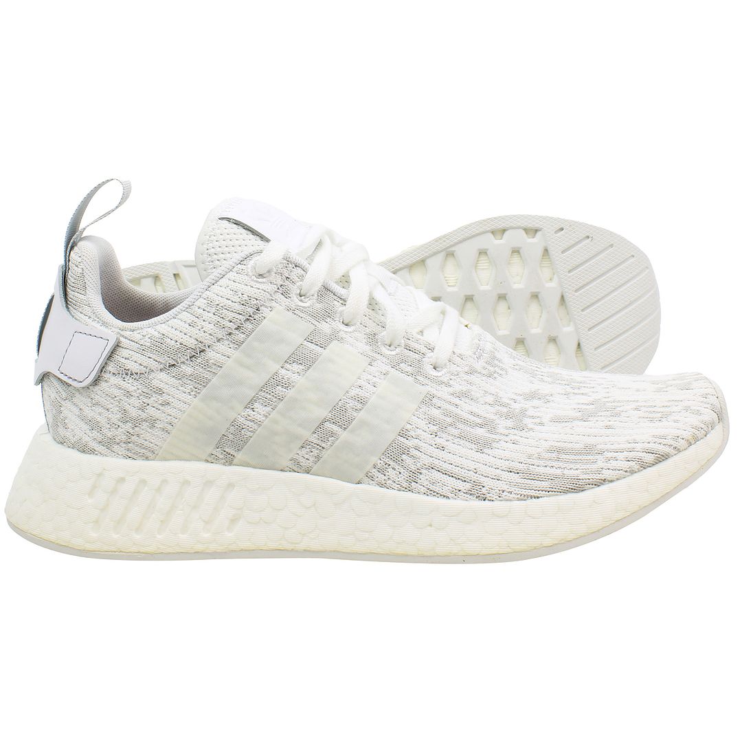 Adidas NMD_R2 Womens White Running Shoes