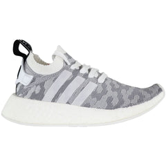 Adidas NMD_R2 Primeknit Womens Grey Running Trainers