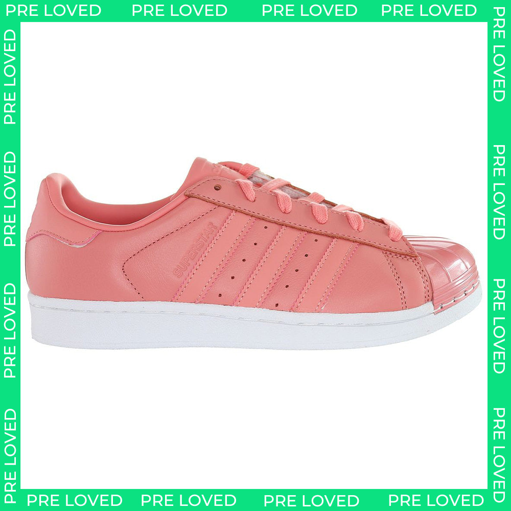 Adidas Superstar Metal Toe Womens Pink Trainers NO BOX