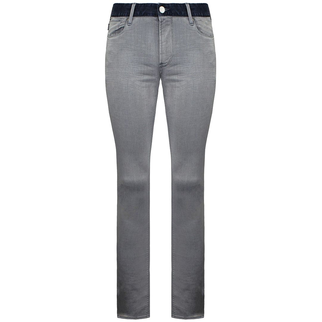 Armani Jeans J83 Boyfriend Fit Mens Grey Jeans