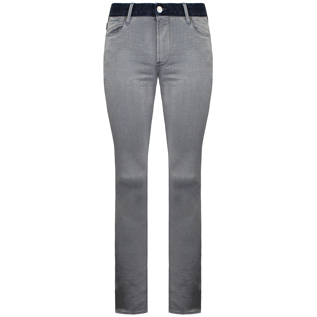 Armani Jeans J83 Boyfriend Fit Mens Grey Jeans