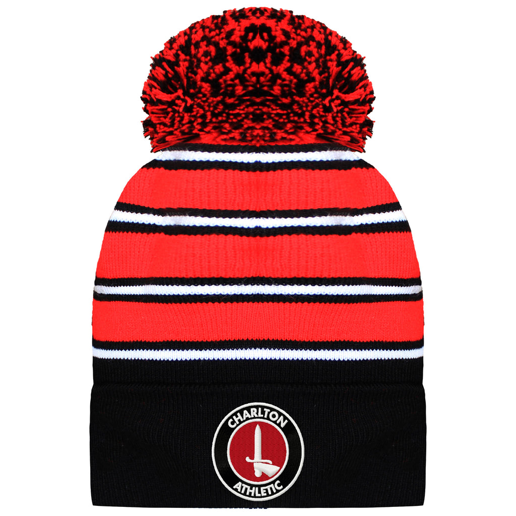 Castore Charlton Athletic Mens Red/Black Beanie