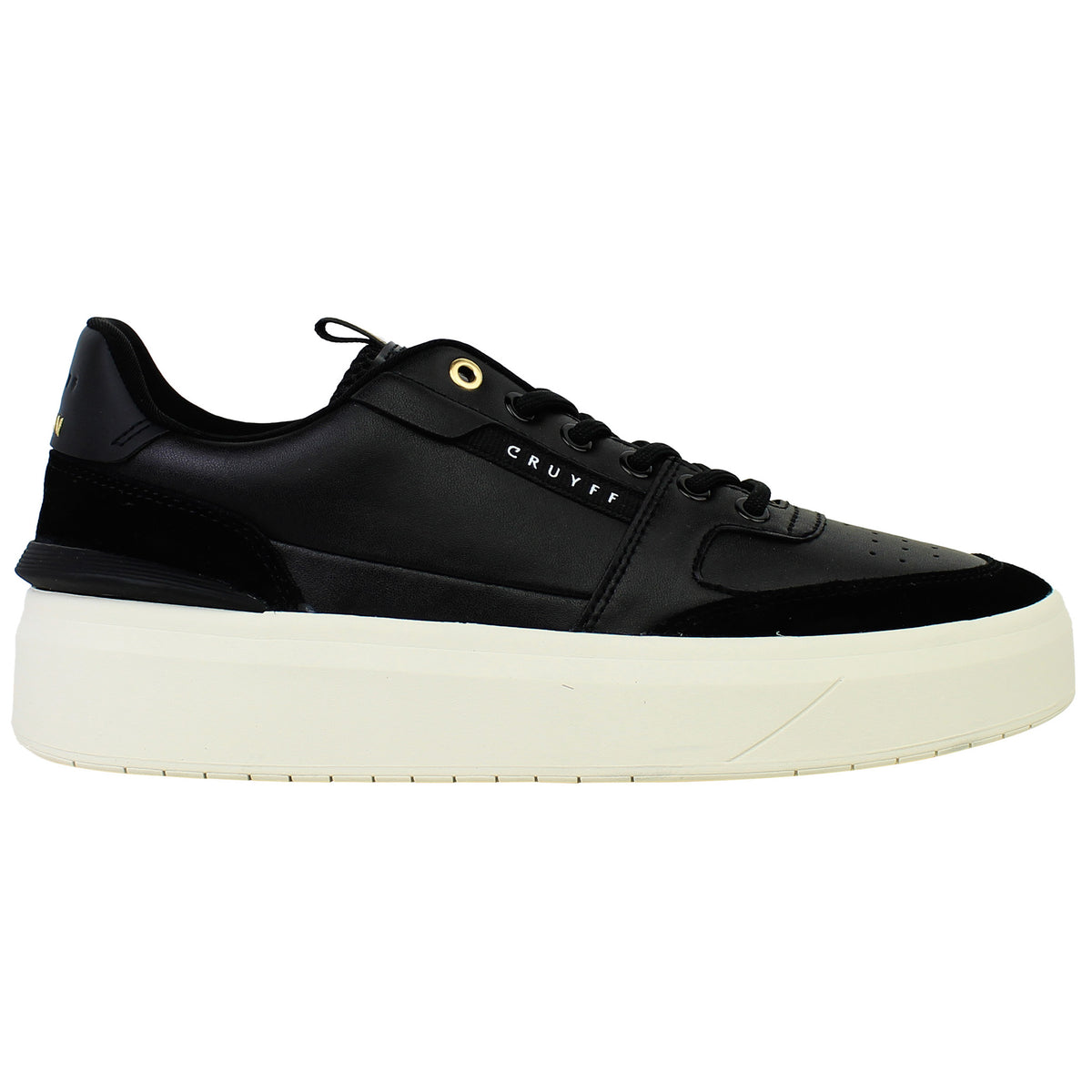 Cruyff Endorsed Tennis Mens Black Trainers